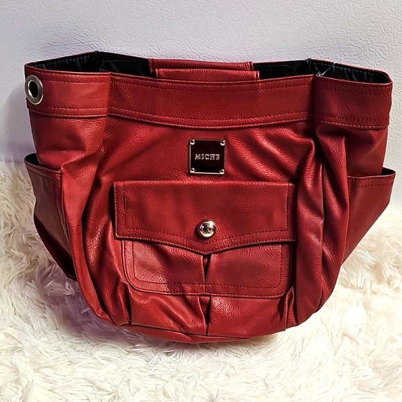 MICHE Bags Miche Janet Demi Shell RETIRED Red  Vintage EUC - Picture 1 of 5